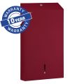 MERIDA STELLA RED LINE SLIM MEGA folded paper towel dispenser, red